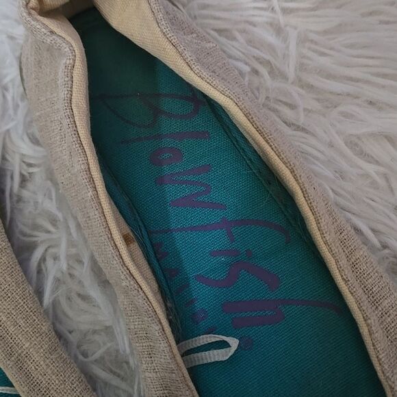 Blowfish Womens Burlap Crochet Lace Overlay Flats Slip On Tan Or Kids Size Shoe - Picture 4 of 17